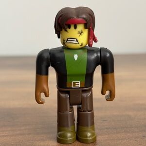 ROBLOX Blind Box Series 4 BOMBO Red Brick Box Action Figure Toy Brown Hair Boy